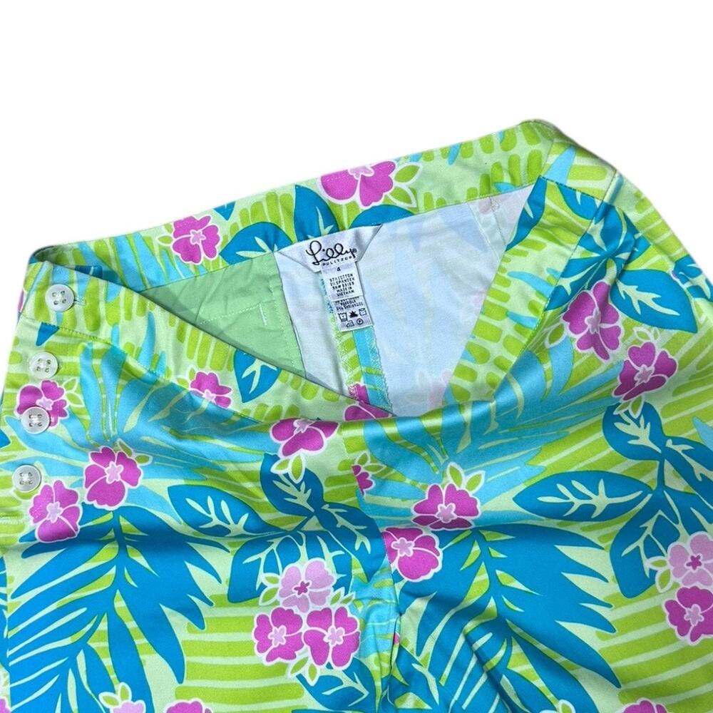 Lilly Pulitzer Amelia Cuffed Pants with White Label - Size 4. - Picture 5 of 6